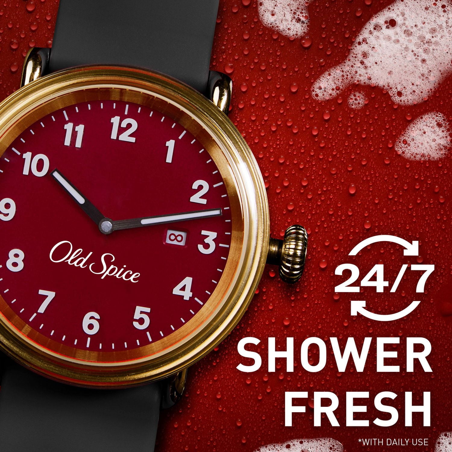 Ensemble-cadeau Old Spice Vous sentirez bon avec un shampooing et revitalisant 2 en 1 Swagger de 400mL, un nettoyant pour le corps Collection Rouge de 89mL et un désodorisant de 85g