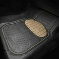 thumbnail image 4 of FH Group Universal Auto Floor Mats Full Set 3pcs for Car SUV Vans F11500Beige, 4 of 6