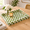 Pistachio Green-Rectangular, variant on 16"x12" Capiz Shell Decorative Serving Tray With Handles