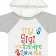 thumbnail image 4 of Inktastic My Gigi and Grandpa Love Me Boys or Girls Baby Bodysuit, 4 of 5