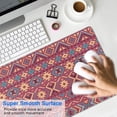 thumbnail image 4 of Long Mouse Pads for Desk,Colorful Geometric Pattern Desk Mats on Top Of Desks, Desk Mouse Pad Extra Large with 3mm Non-Slip Base and Stitched Edge for Gaming,Office,Work,Home 31.5"x15.7", 4 of 6