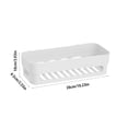thumbnail image 4 of XWSHYW Estante de Baño Estante de Almacenamiento Rectangular Pegado Simple Estante de Almacenamiento de Artículos de Tocador Estante de Baño Estante de Baño, 4 of 7