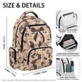 thumbnail image 4 of Jeiento Camo Deer Bow School Backpacks for Girls 8-12 Bookbags Large Capacity School Bags with Zipper Pockets for Primary Students 17 Inch Rucksack, 4 of 7
