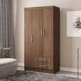 thumbnail image 1 of Ropero de Madera Mobi Muebles Modelo Lavanda Color Avellana, 1 of 5