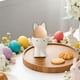 thumbnail image 4 of Porta Huevos de Conejo de Cerámica para Pascua, Decoración Del Hogar, 4 of 7