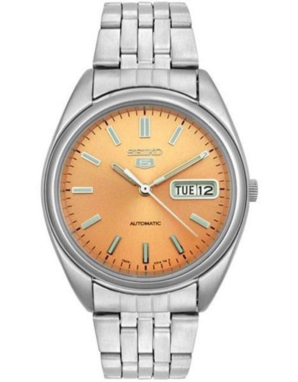 Seiko Men's SNXA11 Automatic Copper Dial Stainless Steel Watch