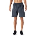 thumbnail image 3 of Men's Workout Running Shorts with Zipper Pockets Quick Dry Lightweight Breathable Gym Shorts, 3 of 7