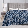thumbnail image 4 of KLL Fleece Blanket Plush Throw Blanket Dragons ,Soft Fuzzy Cozy Flannel Blanket for Couch Sofa Bed.(60"x50" ), 4 of 7