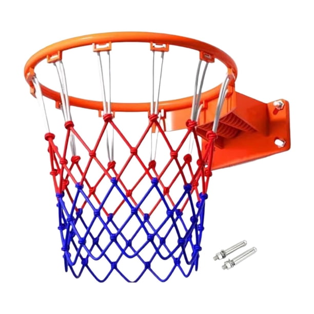 Aro de baloncesto con tornillos, juguete estable, suministros, equipo, aro de baloncesto, fácil instalación para entrenamiento, deportes al aire libre Adultos Diámetro 45cm