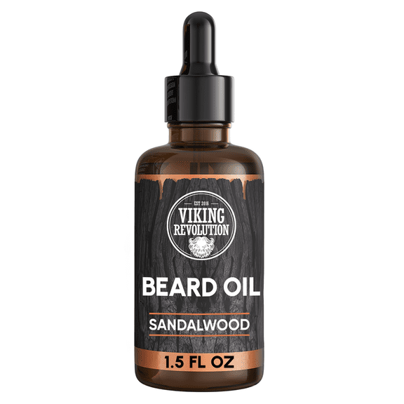 Viking Revolution Beard Oil Sandalwood, 1.5 fl oz.