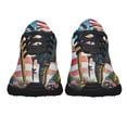 thumbnail image 5 of Memorial Day Veteran Stnding For The Kneel For The Cross Eagle Shoes Sneakers Black Size 10.5, 5 of 7
