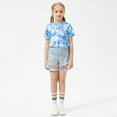 thumbnail image 6 of Uccdo 2-in-1 Girls Athletic Tights Shorts Leggings with Pocket, 5-12Y Big Girls Camoflague Printed Bike Shorts Active Gymnastics Yoga Running Shorts, 6 of 7