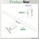 thumbnail image 2 of Uxcell 24" Reemplazo de varilla para persianas, varilla de inclinación de persianas combinables con gancho, varilla de persiana vertical para accesorio de apertura de cortinas de ventana, blanca, 2 of 7