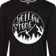 thumbnail image 4 of Inktastic Yellowstone National Park- Mountains Long Sleeve T-Shirt, 4 of 5