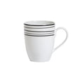 thumbnail image 4 of Tabletops Gallery 16 Piece Justin Square White Porcelain Dinnerware Set, Service for 4, 4 of 9