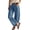 Blue, variant on Women Y2K Mid Rise Blue Barrel Denim Jeans Vintage Bandana Paisley Pattern Casual Loose Fit Long Pants with Side Pockets