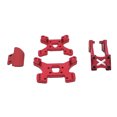 thumbnail image 1 of Bewildely RCGOFFLOW-ala trasera estable de aleación de aluminio, 4 piezas, para 1/14 Rc, ala trasera Wltoys 144001, pieza de coche RC, Kits de construcción modelo Rojo, 1 of 6