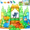 thumbnail image 1 of Azulejos magnéticos, dinosaurios, juguetes Coodoo, 3D, móviles, dinosaurios para niños de 3 a 7 años, 1 of 7
