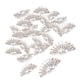 thumbnail image 4 of 50 piezas de colgantes de abanico de metal de moda para hacer joyas con horquillas y collares Plata antigua, 4 of 9