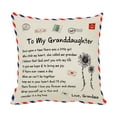 thumbnail image 4 of Inteprter Pillow Cover Fiber Square Throw Pillow Cover Lettering Washable Sofa Cushion Case, Type 14 Type5 NO5, 4 of 6