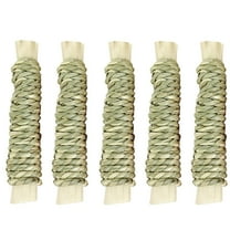 BESTSKY Rabbit Chew Toys,Organic Sweet Bamboo Rabbit Toys,High-Fiber Guinea Pig Toys,Refreshing Rabbit Chew Toys for Natural Teeth Grinding