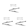 thumbnail image 3 of Thinsony Easy Removal For Customized Look Car Decals Sports Motorhome Stripes Overall black and gray 3Set, 3 of 6