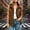 Brown, variant on Vest Drawstring Casual