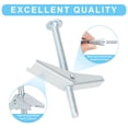 thumbnail image 3 of 50 Pcs 1/8 Inch Toggle Bolts for Drywall, Heavy Duty Metal Drywall Anchors Kit, Dry Wall Anchors and Screws Kit, Butterfly Anchors for Ceiling, Sheetrock, Hollow Wall, 3 of 7