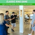 thumbnail image 5 of GoSports Hook21 Ring Swing Game - Indoor or Outdoor Ring Toss Game with Foldable Arm - Natural, 5 of 6