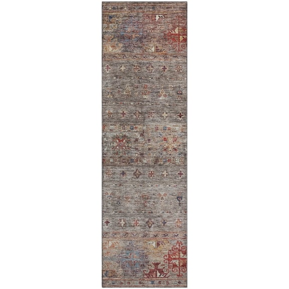 Dalyn Rugs Premium Machine Washable Mayfield AMF1220 Gray 2'3" x 7'6" Runner Rug