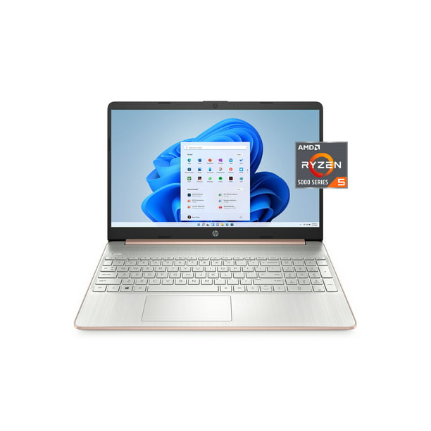 HP 15-ef2125wm 15.6″ Laptop, AMD R5-5500, 8GB RAM, 256GB SSD