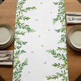 thumbnail image 5 of Table Runners 72 Inches Long Dress Scarves, Spring Botanical Farmhouse Kitchen Table Runner, Coffee Tablerunners, Watercolor Leaves Deers Birds Country 14x72 Inch, 5 of 9