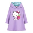 thumbnail image 5 of Vestido con capucha de longitud media para niños de Hello Kitty, vestido de manga larga con estampado de dibujos animados para niñas, ropa para niños, falda acampanada de estilo occidental, 5 of 5