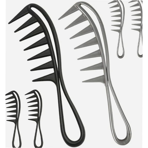 6pcs Comb Hair Combs for Women Wide Tooth Comb Men Hairbrush Mens Beard Comb Hair Combs for Men Wide Tooth Comb with Handle Extra Wide Tooth Comb Curl Comb for Brushing Out Curls