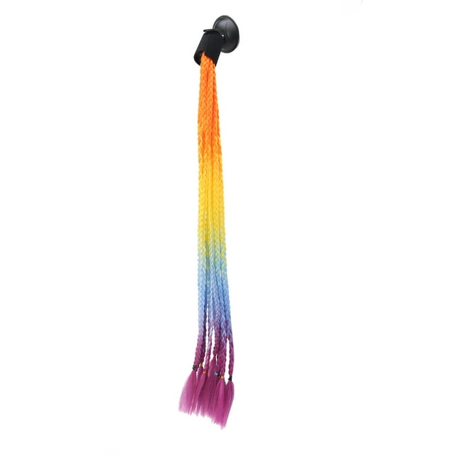 Cabello para casco de motocicleta BuyWeekMX Ventosa Cola de Caballo