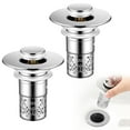 thumbnail image 1 of Cqxid Strainers Under $10 Drain Stopper Bathroom Up Drain Filter Drain Drain Plug Filter Drain Strainer With Anti Clogging Filter Basket Bullet Core Type Basin S, 1 of 9