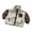 White, variant on LYMAYTER Kids Unisex Fleece Jacket Girls Boys Solid Color Long Sleeve Outerwear Toddler Winter Warm Thickened Coats for 9 Months - 7 Years