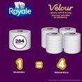 thumbnail image 2 of Royale Velour Toilet Paper, 12 equal 48 Rolls, 284 Sheets Per Roll, 2 of 9