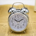 thumbnail image 2 of Reloj despertador con campana doble de 4 "con esfera, manos de movimiento Pta Sunnimix Reloj despertador con campana gemela, 2 of 7