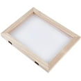 thumbnail image 1 of Wooden Paper Making Papermaking Mould Frame Screen Large Tools for Handcraft DIY Paper Craft 9.84x7.48x0.83 inch, 1 of 9