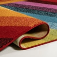 thumbnail image 5 of JONATHAN Y DAZZLE Retro Rainbow Stripe Area Rug, 3 x 5, Multi, 5 of 9