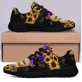 thumbnail image 3 of Owl Witch Sunflower Shoes Sneakers for Women Men Black Size 10.5, 3 of 7