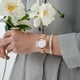 thumbnail image 2 of Reloj de cuarzo con esfera ovalada y temperamento a la moda, conjunto de pulsera de acero de titanio, estilo empresarial femenino, 2 of 6