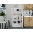thumbnail image 5 of Tuhome Varese Pantry Cabinet with Double Doors, Five Adjustable Shelves, Modern, 5 of 11