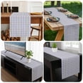 thumbnail image 6 of Purple Table Runner 72 Inches Long, Grid Checkered Plaid Gingham Lattice Trellis Kitchen Coffee Dining Table Decoration for Home Party Birthday Wedding Home Decor 18x72 Inches, 6 of 8