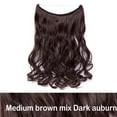 thumbnail image 2 of Transparent Invisible Wire NO Clip in Hair Extensions Straight Wavy Curly Synthetic Hair, 2 of 5