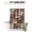Brown, variant on No Hook Shower Curtain, Country Patch Plaid Shower Curtains for Bathroom with See Through Top Window, Brown Farmhouse Retro Bear Deer Cabin Waterproof & Washable Bath Curtain Standard 72"x72"