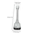 thumbnail image 3 of TIELUTT Faucet Extender Kitchen Faucet Sprayer Outdoor Kitchen Faucet Cover Kitchen Head Hand Faucet Parts Faucet Filter for Kitchen Stainless Steel Wall Mount Laundry Faucet with Spray, 3 of 8