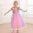 thumbnail image 5 of Rapunzel Costume Little Girls Dress Up for Birthday Party Birthday Carnival, 5 of 5