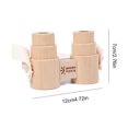 thumbnail image 3 of Mini binoculares de madera juguete lupa portátil seguridad de juguete para niños pequeños Tmvgtek libre de BPA, 3 of 6